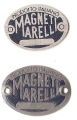MAGNETI MARELLI TARGHETTA MARELLI PER CLACSON IN METALLO(CAD)
